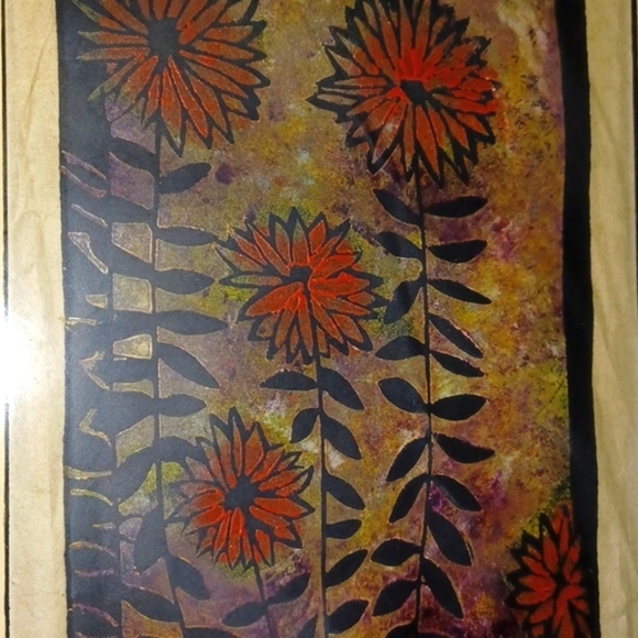 Limited Edition Signed Artist Proof John M Barton block print, 42x14 framed - Picture 6 of 7